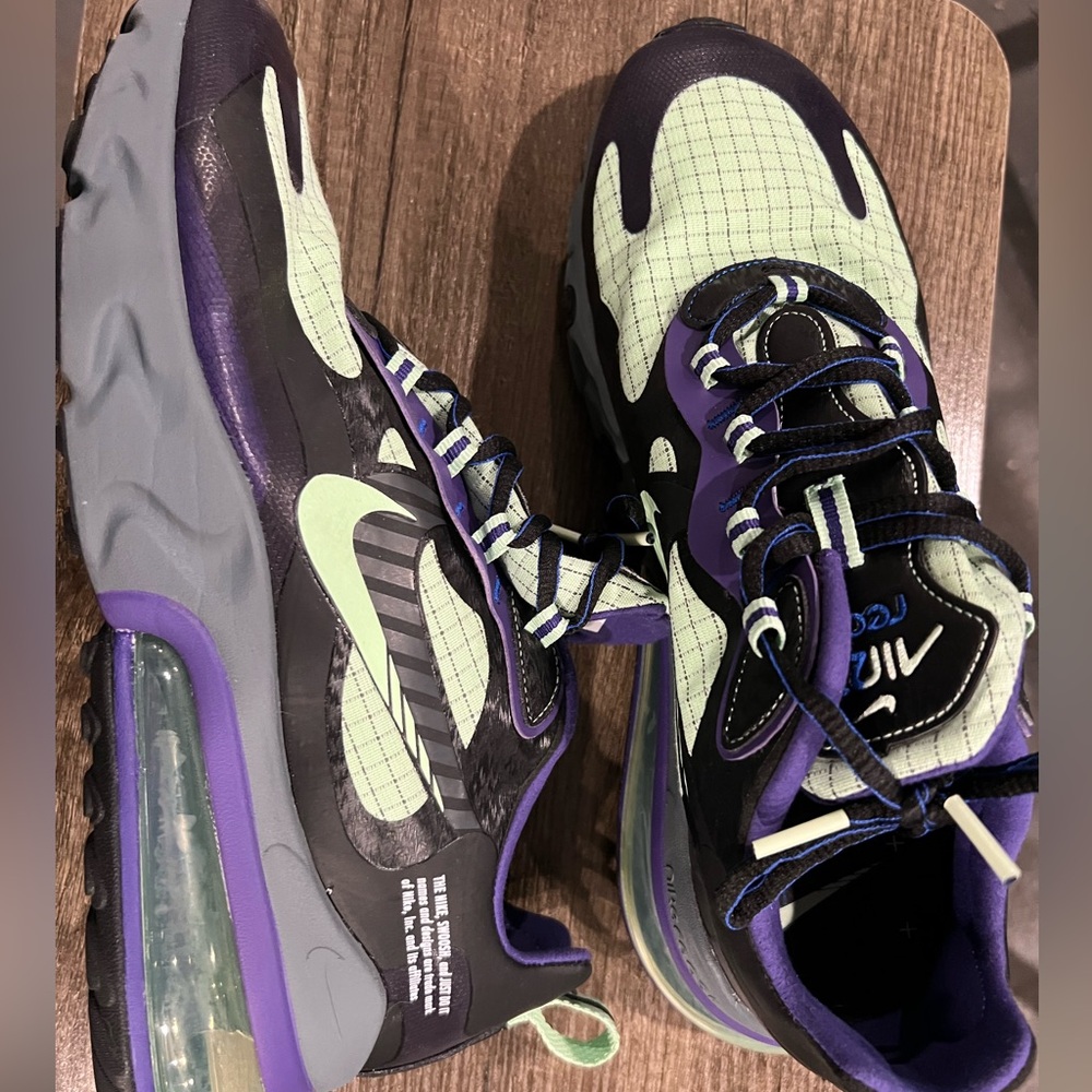 Green & Purple Nike 270s